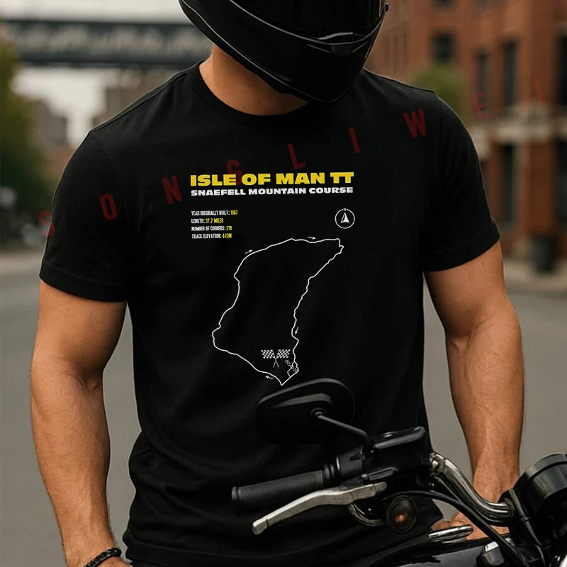 Isle Of Man TT Snaefell Course Map Moto Summer Cotton T-shirt Short Sleeved Casual Fashion Basic TShirt
Isle Of Man TT Snaefell Course Map Moto Summer Cotton T-shirt Short Sleeved Casual Fashion Basic TShirt