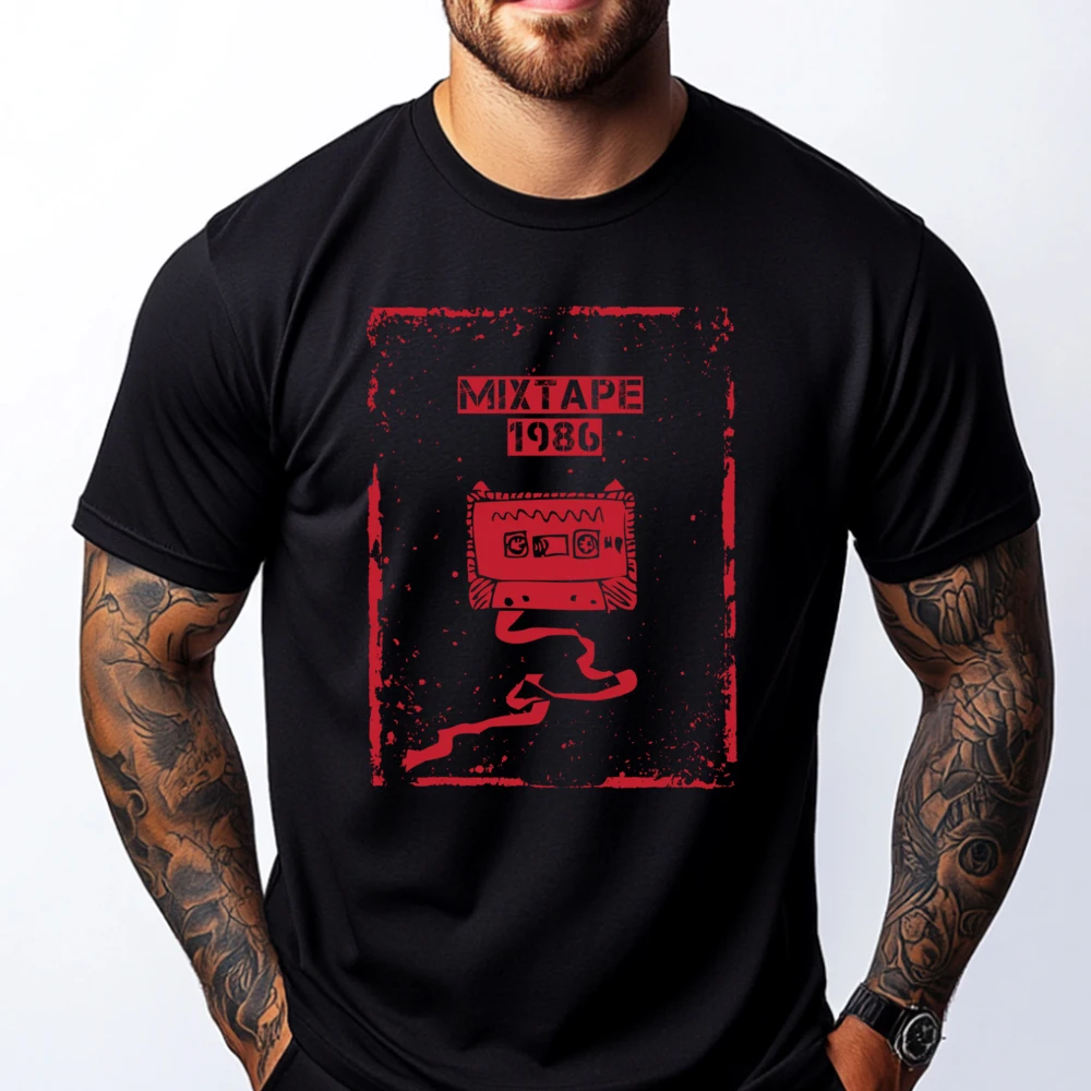 Retro Mixtape 1986 Music Audio Cassette Tape Shirts Men Graphic Fashionable and Trendy Short Sleeve Tee New Years Eve
Retro Mixtape 1986 Music Audio Cassette Tape Shirts Men Graphic Fashionable and Trendy Short Sleeve Tee New Years Eve