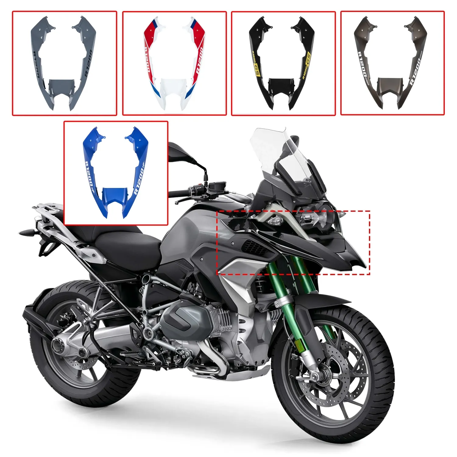 R1200ADV Motorcycle Front Beak Headlight Lower Fairing Cover For BMW R 1200GS ADV Adventure 14-2018 Left Right Side Wheel Cover
R1200ADV Motorcycle Front Beak Headlight Lower Fairing Cover For BMW R 1200GS ADV Adventure 14-2018 Left Right Side Wheel Cover