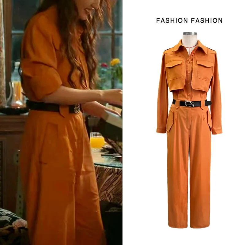 Летний женский рабочий комбинезон 2024 года, желтый, с длинными рукавами, с низкой талией, длинные брюки, модный, элегантный, для повседневной носки
Летний женский рабочий комбинезон 2024 года, желтый, с длинными рукавами, с низкой талией, длинные брюки, модный, элегантный, для повседневной носки