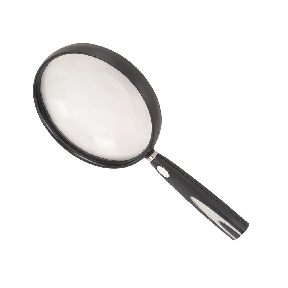1.5X Magnification Handheld Magnifying Glass Non-Slip Handle Black Magnifying Glass ABS Plastic Handheld Reading Magnifier
1.5X Magnification Handheld Magnifying Glass Non-Slip Handle Black Magnifying Glass ABS Plastic Handheld Reading Magnifier