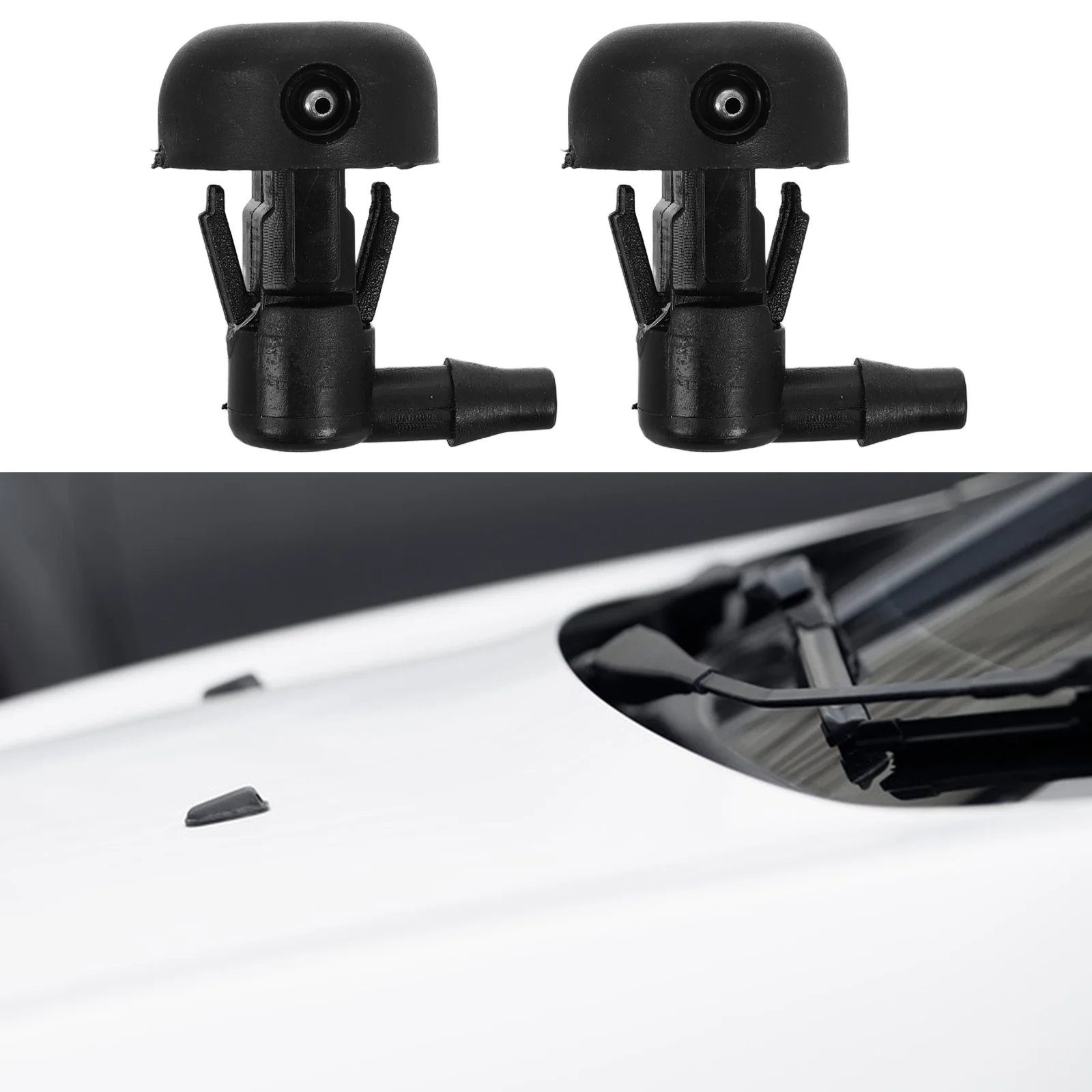 2Pcs Car Windshield Washer Nozzle Front Wiper Spray Adjustable Replacement Automotive Sprayer Head Clear View Kit
2Pcs Car Windshield Washer Nozzle Front Wiper Spray Adjustable Replacement Automotive Sprayer Head Clear View Kit