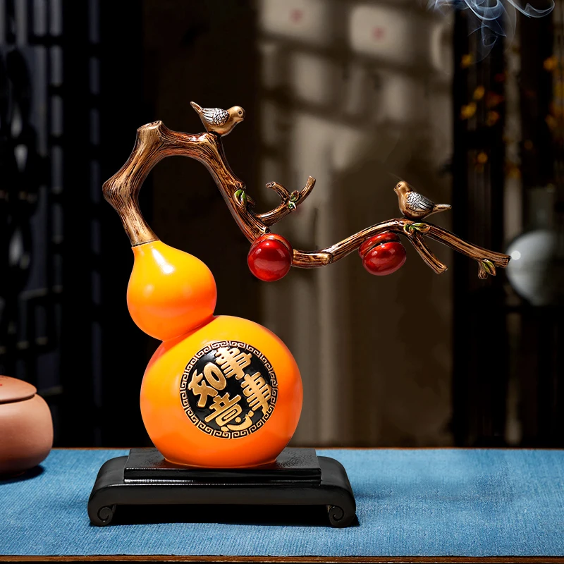 Chinese Style Resin Gourd Sculpture Decoration Living Room Modern Arts and Crafts Gifts Auspicious Desktop Decoration
Chinese Style Resin Gourd Sculpture Decoration Living Room Modern Arts and Crafts Gifts Auspicious Desktop Decoration