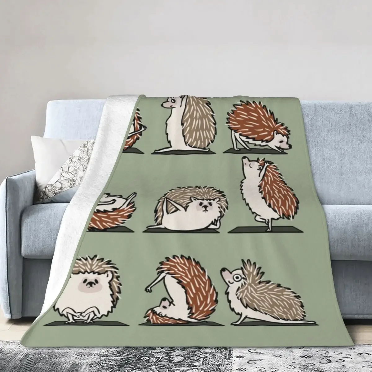 Hedgehog Yoga Blanket Soft Warm Flannel Throw Blanket Bedding for Bed Living room Picnic Travel Home Couch
Hedgehog Yoga Blanket Soft Warm Flannel Throw Blanket Bedding for Bed Living room Picnic Travel Home Couch