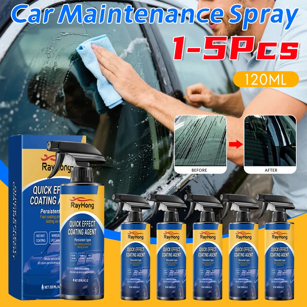 1-5pcs Auto Paint Coating Spray Quick Effect Nano Protector Anti Scratch Shine Car Coating Agent for Vehicle Paint Maintenance
1-5pcs Auto Paint Coating Spray Quick Effect Nano Protector Anti Scratch Shine Car Coating Agent for Vehicle Paint Maintenance