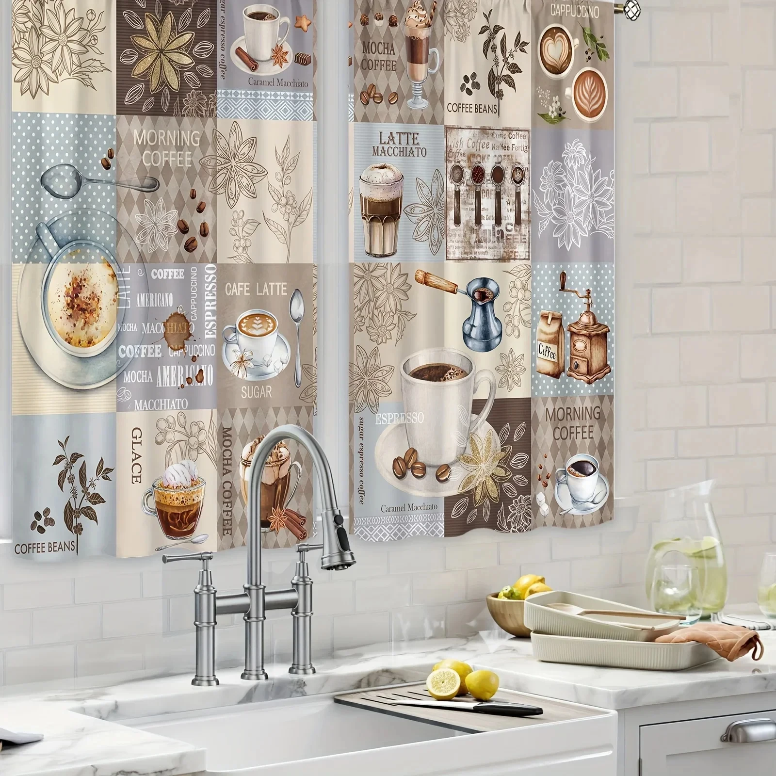 2Pcs Vintage Cafe Rod Pocket Rustic Polyester Kitchen Curtains For Kitchens Bedrooms Study Rooms Living Room Home Decoration
2Pcs Vintage Cafe Rod Pocket Rustic Polyester Kitchen Curtains For Kitchens Bedrooms Study Rooms Living Room Home Decoration