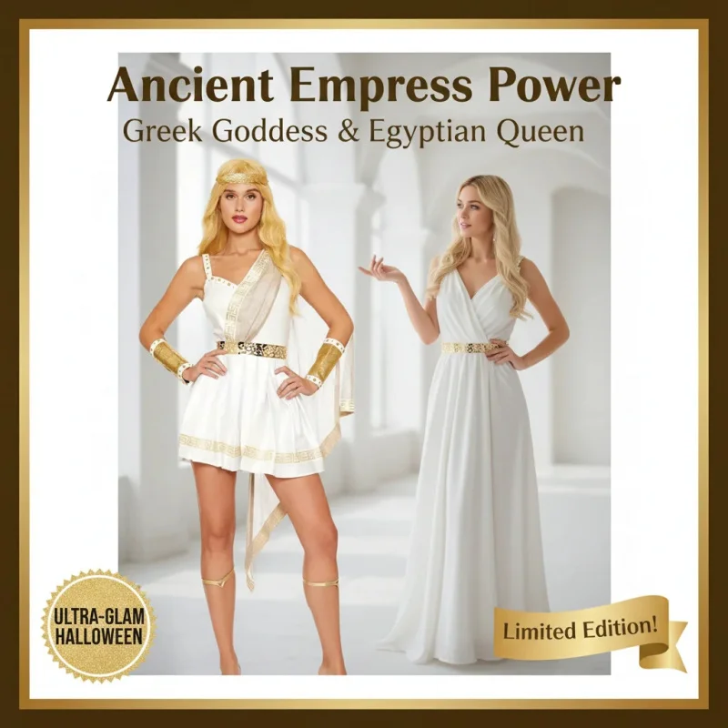 ✠CAINIAOWomen Greek Goddess Athena Costume Egyptian Queen Dress Medieval Princess Skirt Sexy Halloween Party CosplayT@✠
✠CAINIAOWomen Greek Goddess Athena Costume Egyptian Queen Dress Medieval Princess Skirt Sexy Halloween Party CosplayT@✠