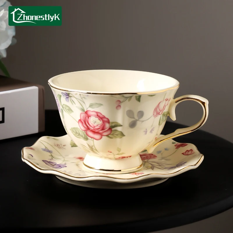 European Pastoral Style Ceramic Mugs Light Luxury Coffee Cups Vintage Golden Edged Milk Cup Breakfast Mug Kitchen Drinkware
European Pastoral Style Ceramic Mugs Light Luxury Coffee Cups Vintage Golden Edged Milk Cup Breakfast Mug Kitchen Drinkware