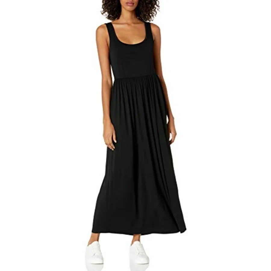Women's Tank Waisted Maxi Dress Available in Plus Size
Women's Tank Waisted Maxi Dress Available in Plus Size