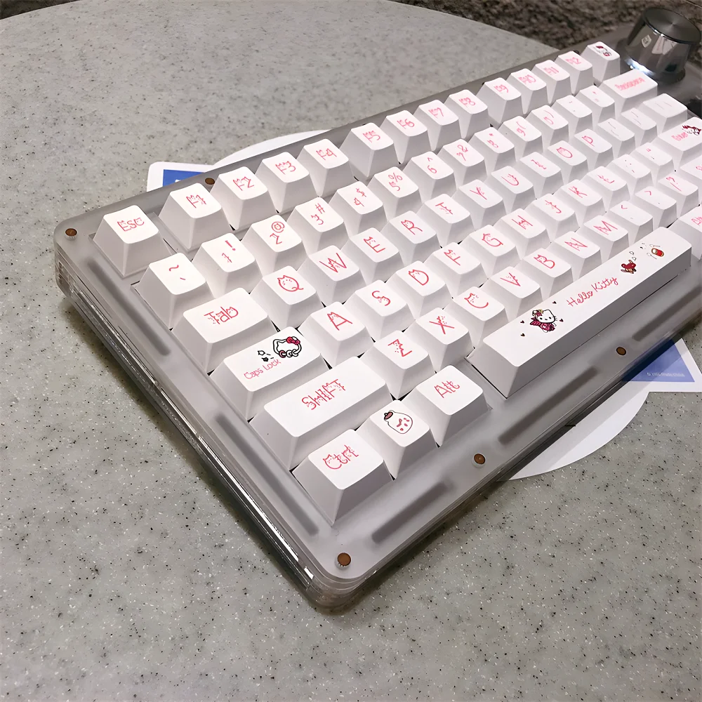 KT Cat Cute Keycap Original Height PBT Suitable for HI75 61 84 96 98 99 104 F87 and other wireless keys
KT Cat Cute Keycap Original Height PBT Suitable for HI75 61 84 96 98 99 104 F87 and other wireless keys
