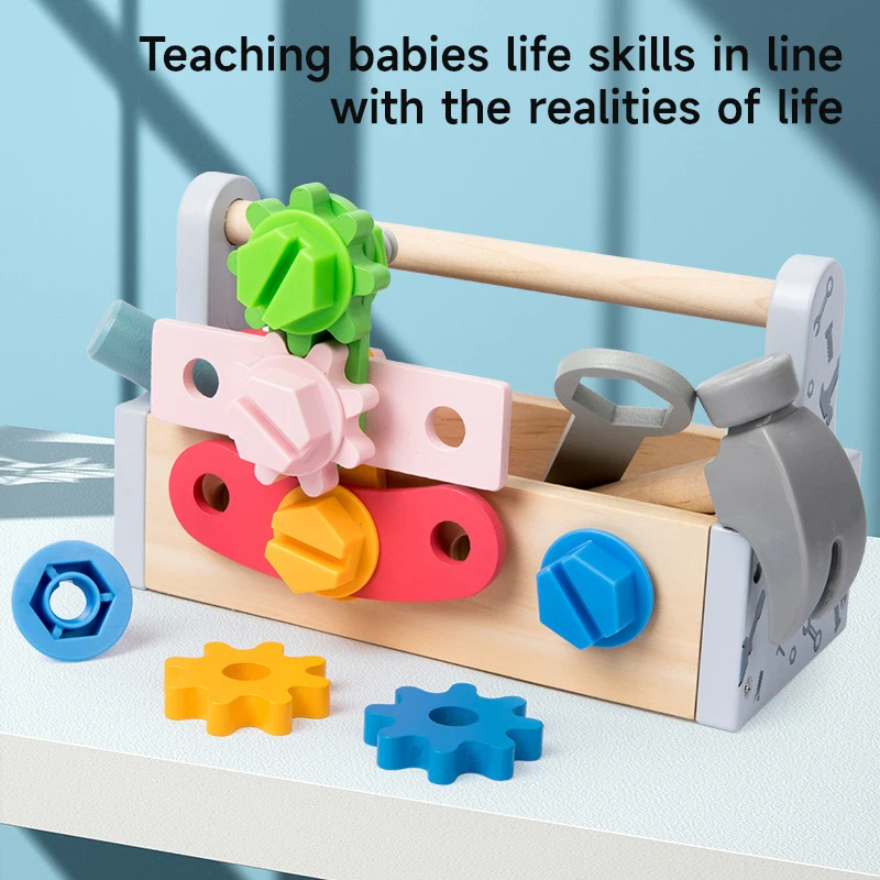 Montessori Children Wooden Tool Set Toys Pretend Play Tool Kit Construction Tools Simulation Repair Carpenter Tool Toys Gift
Montessori Children Wooden Tool Set Toys Pretend Play Tool Kit Construction Tools Simulation Repair Carpenter Tool Toys Gift
