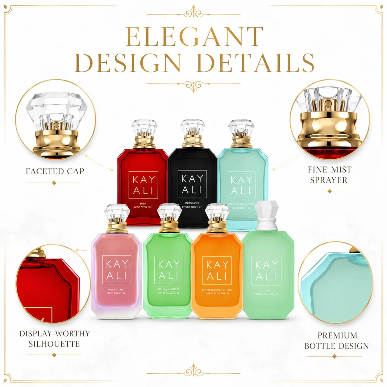 KAYALI Perfume Collection 100ml Maldives In A Bottle Ylang Coco 20 Maui In A Bottle Sweet Banana 37 Tropical Fresh Fragrance for Women
KAYALI Perfume Collection 100ml Maldives In A Bottle Ylang Coco 20 Maui In A Bottle Sweet Banana 37 Tropical Fresh Fragrance for Women