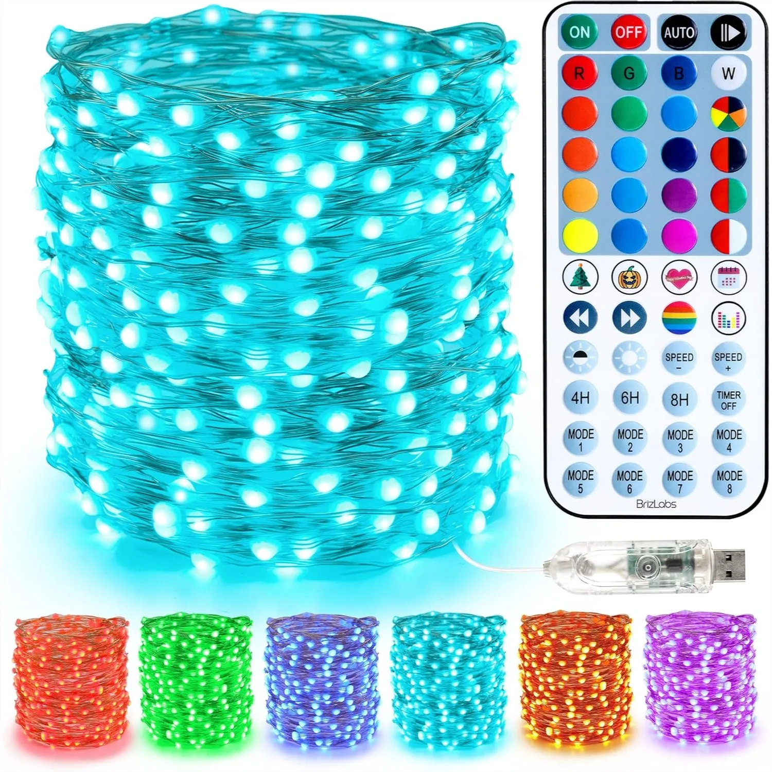 33ft 100 LED Red White Blue Fairy String Lights With Remote Timer USB Music Sync RGB Color Changing For Xmas Halloween Easter Party Wedding
33ft 100 LED Red White Blue Fairy String Lights With Remote Timer USB Music Sync RGB Color Changing For Xmas Halloween Easter Party Wedding
