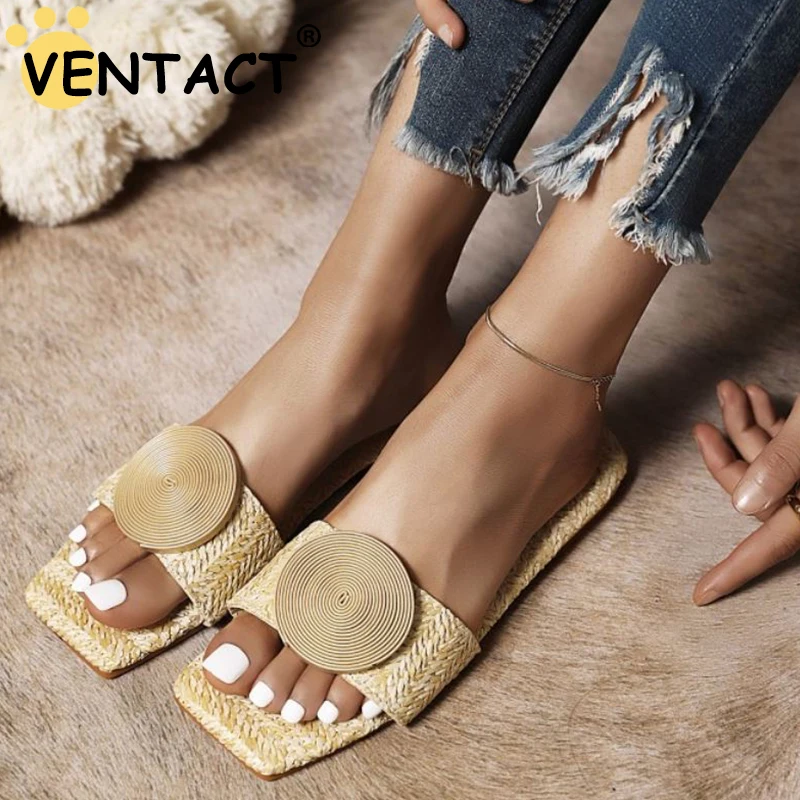 VENTACT New Women Summer Sandals Square Toe Women Shoes Fashion Cool Slippers Women Daily Holidays Footwear Size 35-43
VENTACT New Women Summer Sandals Square Toe Women Shoes Fashion Cool Slippers Women Daily Holidays Footwear Size 35-43