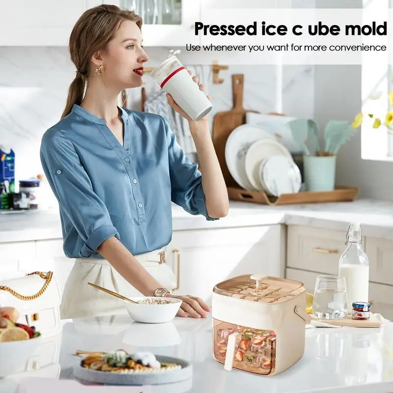 Ice Trays Press Ice Cubse Tray With Lid And Bin Press Non-Stick Iced Bucket Easy Release Kitchen Gadgets For Freezer Home &
Ice Trays Press Ice Cubse Tray With Lid And Bin Press Non-Stick Iced Bucket Easy Release Kitchen Gadgets For Freezer Home &