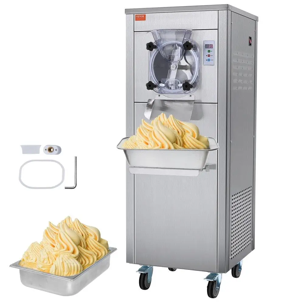 Commercial Ice Cream Machine 18L H Single Flavor Hard Serve Maker 1780W Stainless Steel Cylinder Auto Clean Pre-cooling
Commercial Ice Cream Machine 18L H Single Flavor Hard Serve Maker 1780W Stainless Steel Cylinder Auto Clean Pre-cooling
