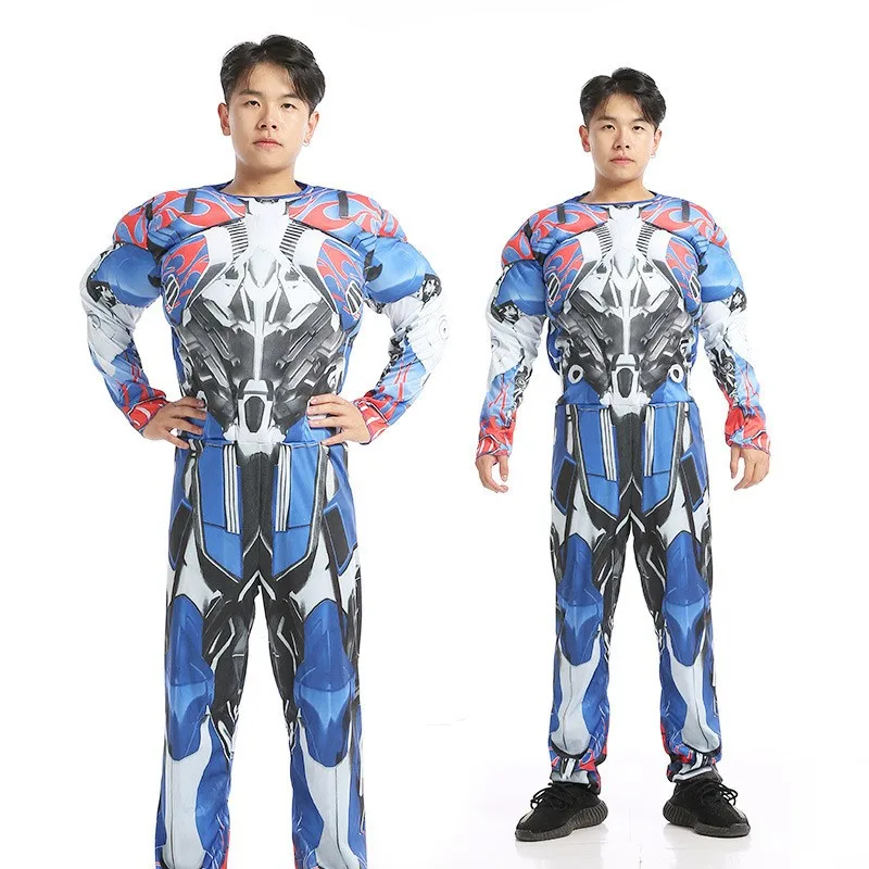 Adult Halloween Costume Cosplay Role-playing Transformer Optimus Prime Clothes Mask Muscle Suit Winter 2016 Stage Costume
Adult Halloween Costume Cosplay Role-playing Transformer Optimus Prime Clothes Mask Muscle Suit Winter 2016 Stage Costume