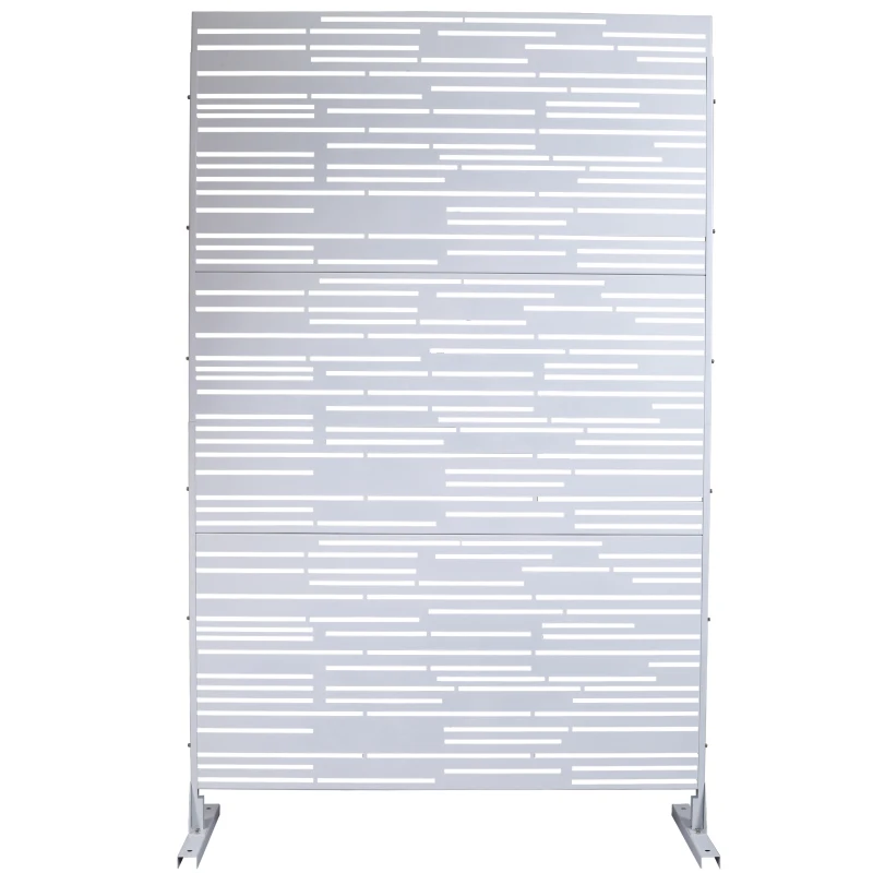 Decorative Partition Wall 76" H×48" W for Deck Balcony Patio, Freestanding Privacy Panel Metal Fence Lawn Garden White PS108
Decorative Partition Wall 76" H×48" W for Deck Balcony Patio, Freestanding Privacy Panel Metal Fence Lawn Garden White PS108