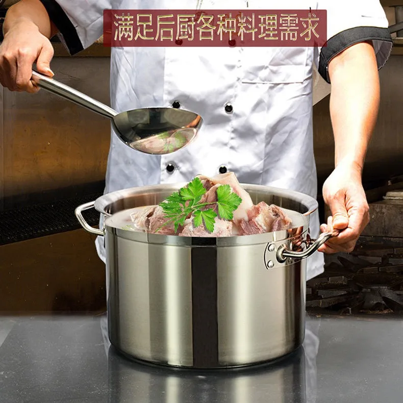 HXL stainless steel thickened soup bucket Commercial large-capacity soup pot canteen water storage bucket
HXL stainless steel thickened soup bucket Commercial large-capacity soup pot canteen water storage bucket