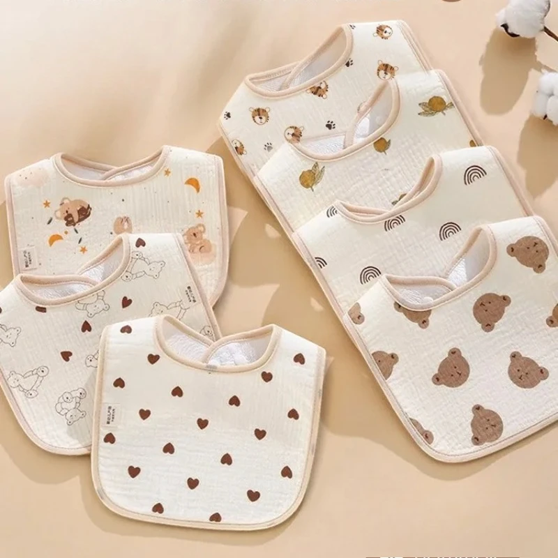 7pcs Cotton Baby Bibs Waterproof Burp Cloths Newborn Saliva Towel Cartoon Print Babies Accessories Baby Feeding Bib Items
7pcs Cotton Baby Bibs Waterproof Burp Cloths Newborn Saliva Towel Cartoon Print Babies Accessories Baby Feeding Bib Items