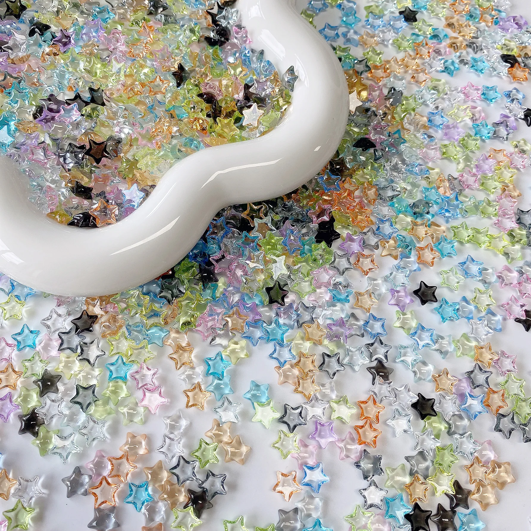 20pcs Summer Rainbow Pentagram Nail Accessories Cute 3D Clear Resin Rhinestones For Nails DIY Flatback Charms Nail Art Decoratio
20pcs Summer Rainbow Pentagram Nail Accessories Cute 3D Clear Resin Rhinestones For Nails DIY Flatback Charms Nail Art Decoratio