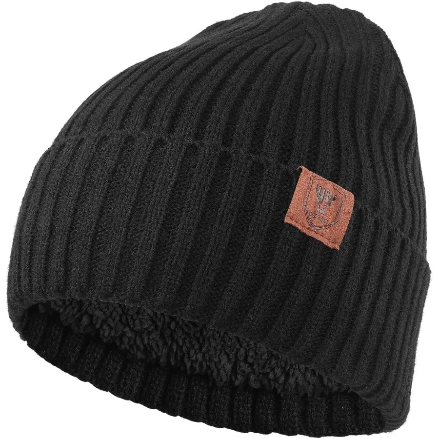 OZERO Knit Beanie Winter Hat Thermal Thick Polar Fleece Snow Skull Cap for Men and Women
OZERO Knit Beanie Winter Hat Thermal Thick Polar Fleece Snow Skull Cap for Men and Women
