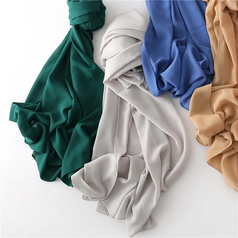New 110*110cm Chiffon Square Head Scarf Women Head Wrap Shawl Scarves Foulard Hijab Neckerchief Bandana Turbante Solid Colors
New 110*110cm Chiffon Square Head Scarf Women Head Wrap Shawl Scarves Foulard Hijab Neckerchief Bandana Turbante Solid Colors
