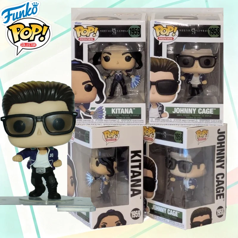 FUNKO POP Original Movies: Mortal Kombat II – фигурки Джонни Кейдж и Китана, игрушки для мальчиков и девочек, подарок, коллекционные украшения
FUNKO POP Original Movies: Mortal Kombat II – фигурки Джонни Кейдж и Китана, игрушки для мальчиков и девочек, подарок, коллекционные украшения