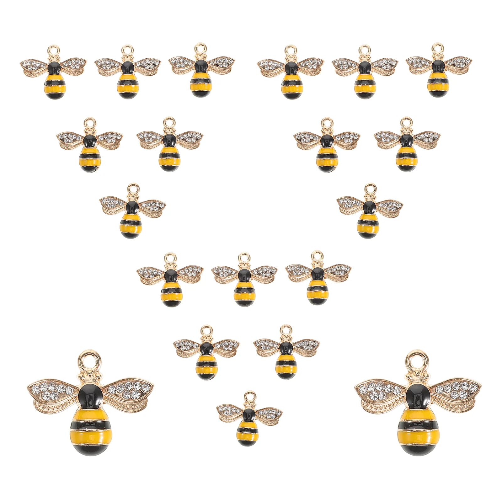 20 Pcs Little Bee Pendant Charms for Jewelry Making Alloy Pendants Earring DIY Vintage
20 Pcs Little Bee Pendant Charms for Jewelry Making Alloy Pendants Earring DIY Vintage