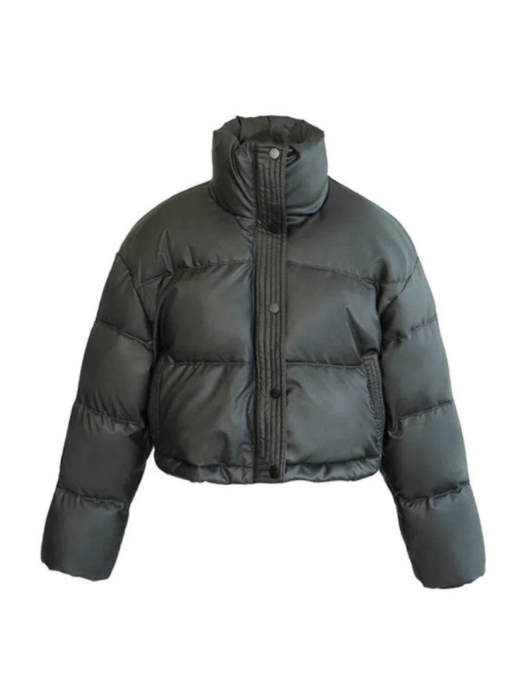 Elegant Short Black down Jacket Women's Korean Style Stand Collar Puffer Coat Thickened White Duck down Commute Style
Elegant Short Black down Jacket Women's Korean Style Stand Collar Puffer Coat Thickened White Duck down Commute Style