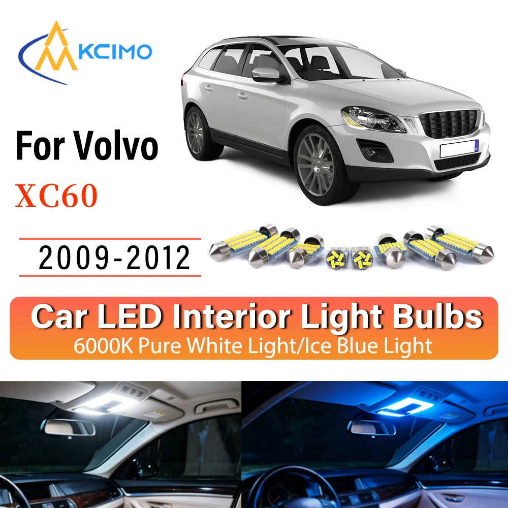 Interior Lighting Kit For Volvo XC60 2009-2012 LED Bulbs for Dome Map Door Trunk License Plate Light
Interior Lighting Kit For Volvo XC60 2009-2012 LED Bulbs for Dome Map Door Trunk License Plate Light