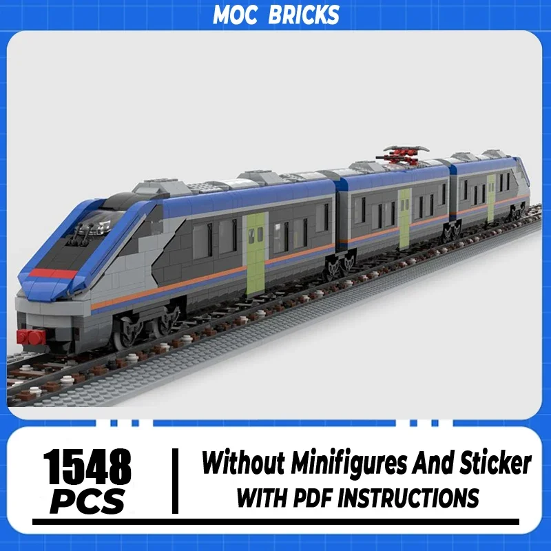 Конструктор Moc, итальянская региональная модель джазового поезда, технология, модульные блоки, игрушка-конструктор, набор «сделай сам», подарки в сборе
Конструктор Moc, итальянская региональная модель джазового поезда, технология, модульные блоки, игрушка-конструктор, набор «сделай сам», подарки в сборе