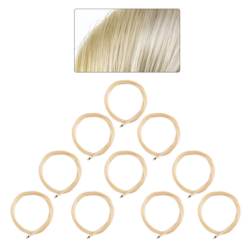 Unbleached Mongolian Horse Hair 31-31.5" 10 Hanks Violin Bow Hair Natural White for Viola Cello Bows
Unbleached Mongolian Horse Hair 31-31.5" 10 Hanks Violin Bow Hair Natural White for Viola Cello Bows