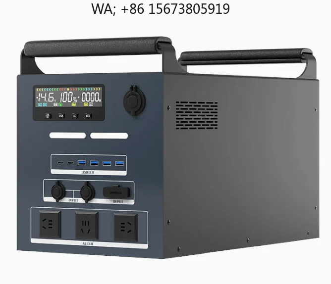 3500W Lithium Ion Outdoor Mobile Power Supply Large Capacity Solar Wireless Charging Photovoltaic Energy Storage System Camping
3500W Lithium Ion Outdoor Mobile Power Supply Large Capacity Solar Wireless Charging Photovoltaic Energy Storage System Camping