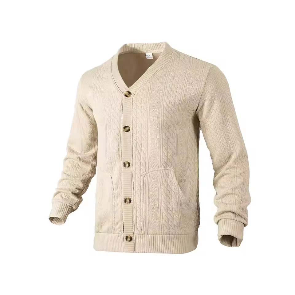 European American New Fashion Men's Slim Solid Color Casual Trendy Single-breasted Long Sleeve Knitted Sweater Cardigans Male
European American New Fashion Men's Slim Solid Color Casual Trendy Single-breasted Long Sleeve Knitted Sweater Cardigans Male