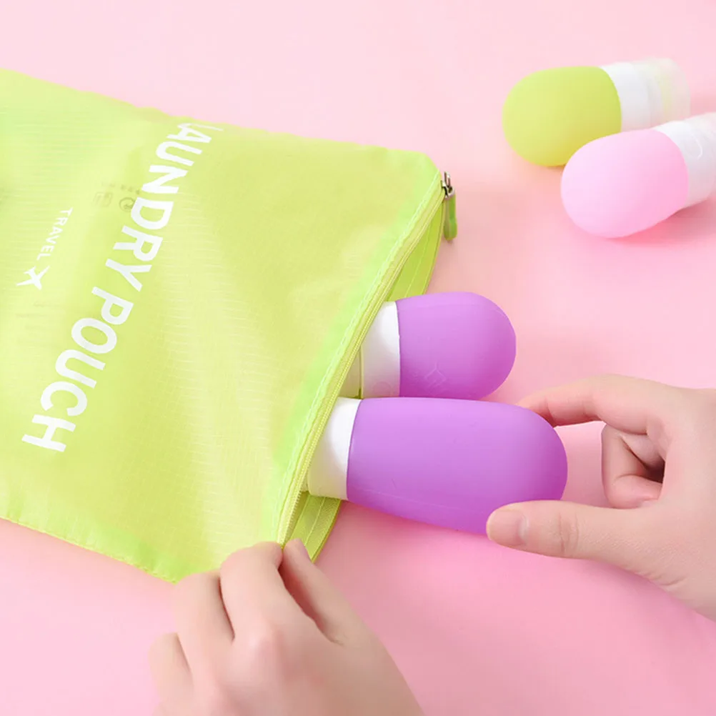 4 Pcs Silica Gel Bottle Purple Travel Bottles Shampoo Container Bottled Green Toiletries Leakproof
4 Pcs Silica Gel Bottle Purple Travel Bottles Shampoo Container Bottled Green Toiletries Leakproof