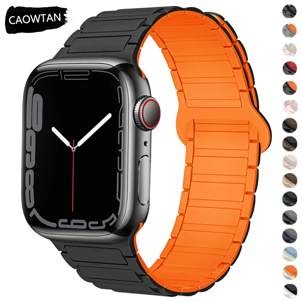 Магнитный ремешок для Apple Watch Band 44 мм 49 мм 45 мм 41 мм 40 мм, силиконовый браслет для IWatch Ultra 2 Series 9 8 7 6 5 4 SE 3 42 мм
Магнитный ремешок для Apple Watch Band 44 мм 49 мм 45 мм 41 мм 40 мм, силиконовый браслет для IWatch Ultra 2 Series 9 8 7 6 5 4 SE 3 42 мм