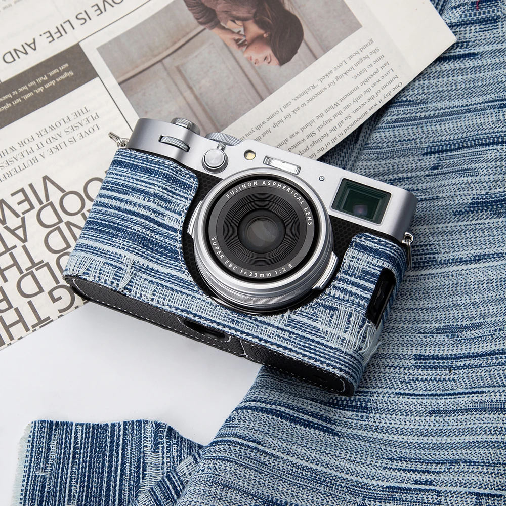 Simple Blue Denim X100VI Camera Bag X100VI Bag Protective Case for Fujifilm Fuji X100VI Case Handmade Camera Bag Accessories
Simple Blue Denim X100VI Camera Bag X100VI Bag Protective Case for Fujifilm Fuji X100VI Case Handmade Camera Bag Accessories