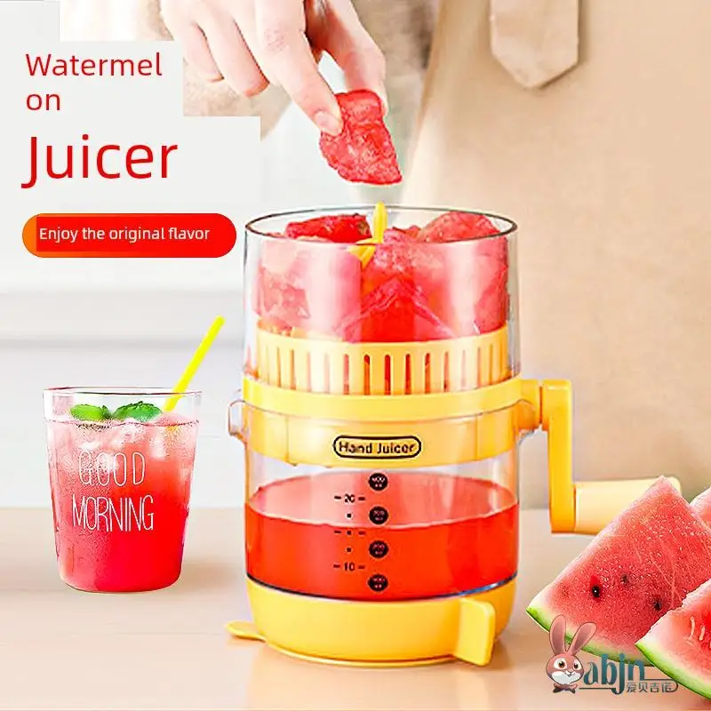 Новая многофункциональная соковыжималка для фруктов, ручная соковыжималка для домашнего использования (для арбуза, апельсина, лимона, груши) - эффективный кухонный гаджет
Новая многофункциональная соковыжималка для фруктов, ручная соковыжималка для домашнего использования (для арбуза, апельсина, лимона, груши) - эффективный кухонный гаджет