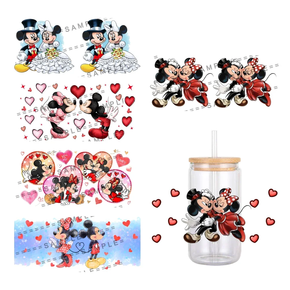 Cute Wedding Mickey Minnie Disney UV DTF Transfer Sticker Waterproof Transfers Decals For 16oz Glass Cup Wrap Stickers
Cute Wedding Mickey Minnie Disney UV DTF Transfer Sticker Waterproof Transfers Decals For 16oz Glass Cup Wrap Stickers