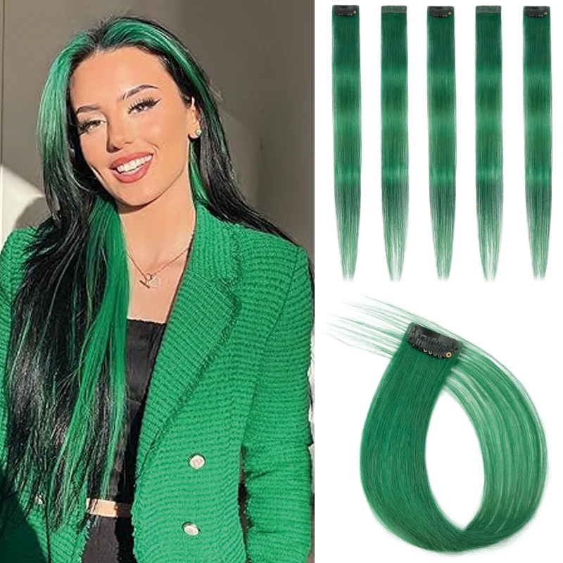 Fashion Colored Rainbow Human Hair Extensions Clip In Type Hair Streak Highlights For Daily Styling Party Cosplay Women
Fashion Colored Rainbow Human Hair Extensions Clip In Type Hair Streak Highlights For Daily Styling Party Cosplay Women