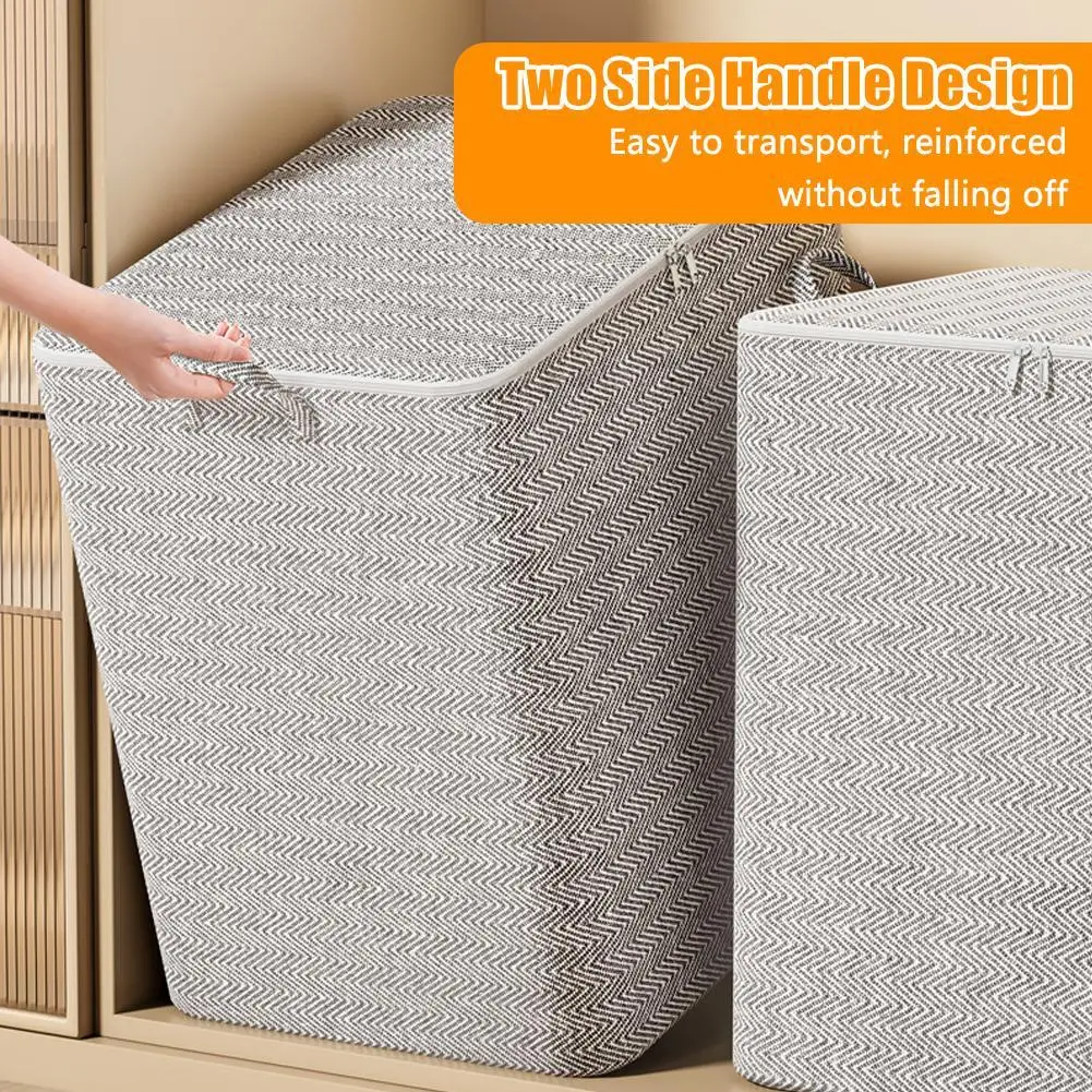 Household Large Capacity Storage Bag Non-woven Material, Closet Wardrobe Organizer Can Be Used For Quilt Clothing, Toys
Household Large Capacity Storage Bag Non-woven Material, Closet Wardrobe Organizer Can Be Used For Quilt Clothing, Toys
