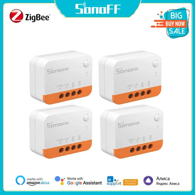 SONOFF ZBMINIL2/ZBMINI без нейтрального провода требуется умный дом Zigbee Беспроводной EWeLink Alexa Google APP/модуль переключения голосового управления
SONOFF ZBMINIL2/ZBMINI без нейтрального провода требуется умный дом Zigbee Беспроводной EWeLink Alexa Google APP/модуль переключения голосового управления