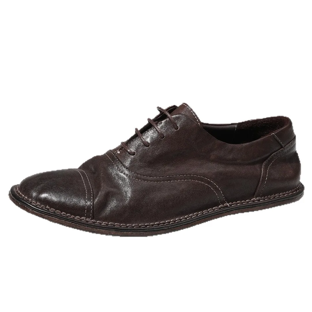 Handmade Casual Leather Shoes for Men Summer Breathable Washed Distressed Horsehide Loafers Genuine Leather Sole Flat Soft
Handmade Casual Leather Shoes for Men Summer Breathable Washed Distressed Horsehide Loafers Genuine Leather Sole Flat Soft