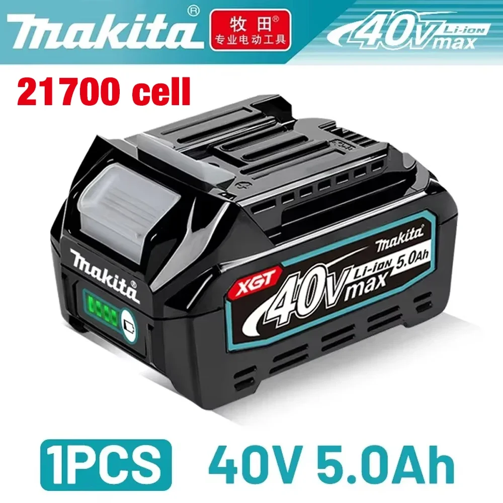 100% Original Makita XGT 40V Battery Pack,5.0AH Rechargeable 21700 cell Power battery,Replacement makita BL4025 BL4050 BL4080
100% Original Makita XGT 40V Battery Pack,5.0AH Rechargeable 21700 cell Power battery,Replacement makita BL4025 BL4050 BL4080