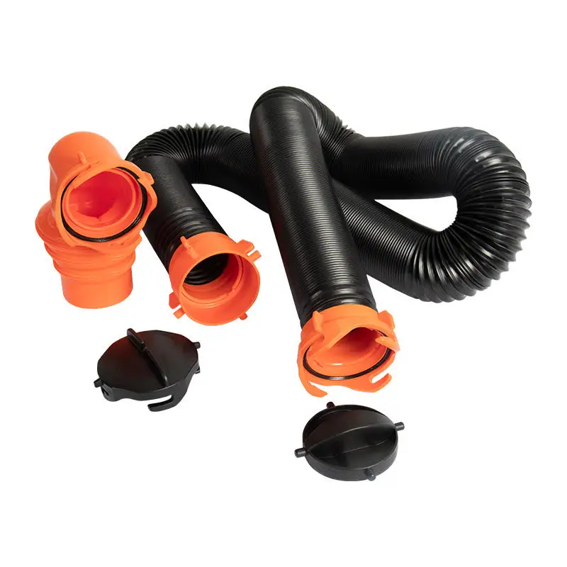 RV Sewer Hose Kit 6m Features Pre-Attached Bayonet Fittings a Elbow with 4-in-1 Adapter For Campers Travel Trailers Boats
RV Sewer Hose Kit 6m Features Pre-Attached Bayonet Fittings a Elbow with 4-in-1 Adapter For Campers Travel Trailers Boats
