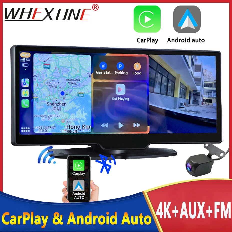 Dash Cam 10.26 Inch 4K 2160P Car DVR Carplay Android Auto Video Drive Recorder Stream Dashcam Truck Car Camera 5G Wifi GPS AUX
Dash Cam 10.26 Inch 4K 2160P Car DVR Carplay Android Auto Video Drive Recorder Stream Dashcam Truck Car Camera 5G Wifi GPS AUX