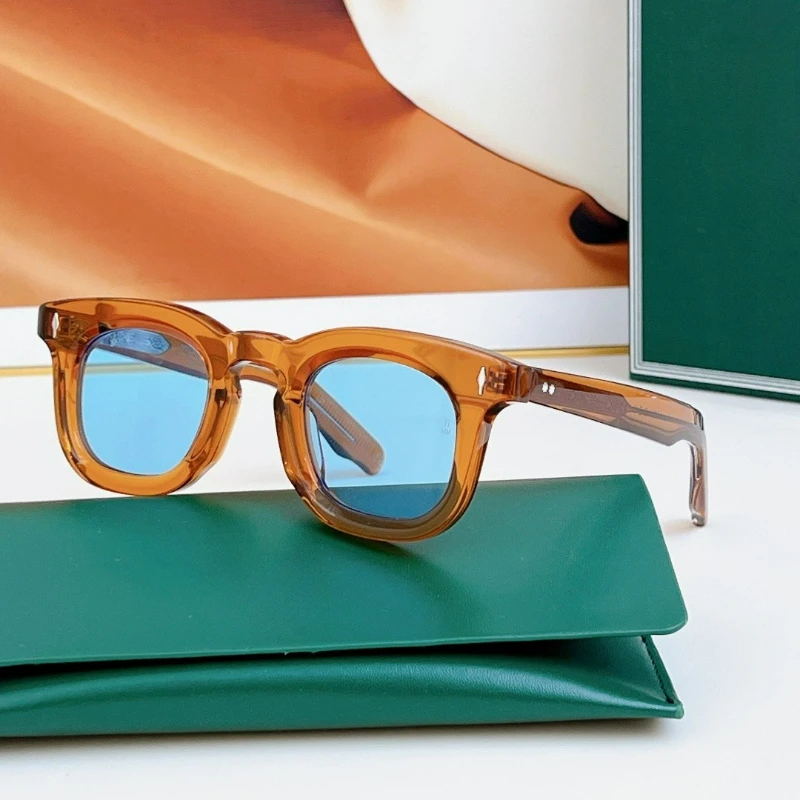 Handmade High Quality Thick Acetate Square Vintage Sunglasses DEVAUX For Men Women Designer Brand Fshion Eyeglasses Uv400
Handmade High Quality Thick Acetate Square Vintage Sunglasses DEVAUX For Men Women Designer Brand Fshion Eyeglasses Uv400