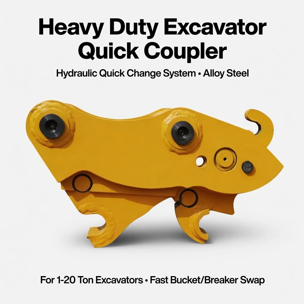 Hydraulic Quick Coupler Excavator Quick Change System Heavy Duty Alloy Steel Quick Change Bucket/Breaker For 1-20 Ton E
Hydraulic Quick Coupler Excavator Quick Change System Heavy Duty Alloy Steel Quick Change Bucket/Breaker For 1-20 Ton E