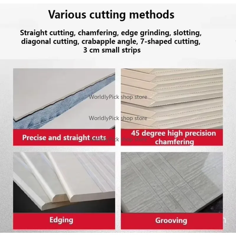 Automatic Large Stone Slabs Cutting Machine for Ceramic Tiles 45° Chamfering And Edge Grinding Track Cutting Tool